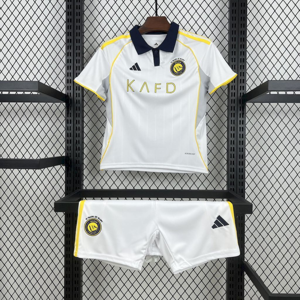 2025-2026 Al Nassr Club Third Home Kids Football Jersey Fan edition 1:1 China Quality