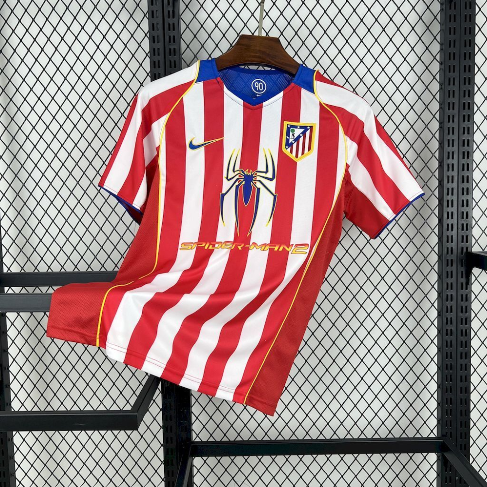 2004-2005 Atletico Madrid Retro Home Retro Jersey 1:1 China Quality