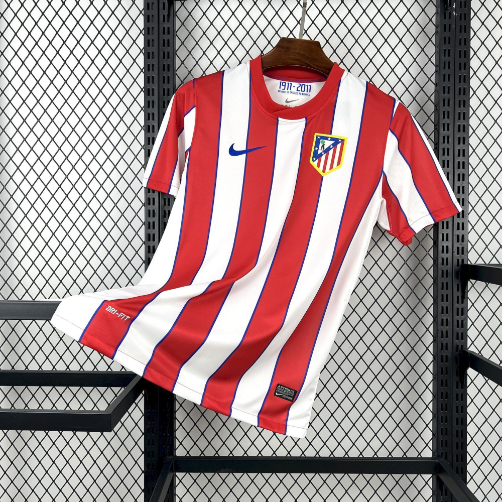 2011-2012 Atletico Madrid Retro Home Retro Jersey 1:1 China Quality