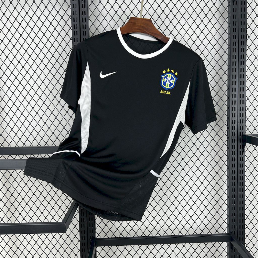 2002 Brazil Retro Goalkeeper Football jersey Fan edition 1:1 China Quality