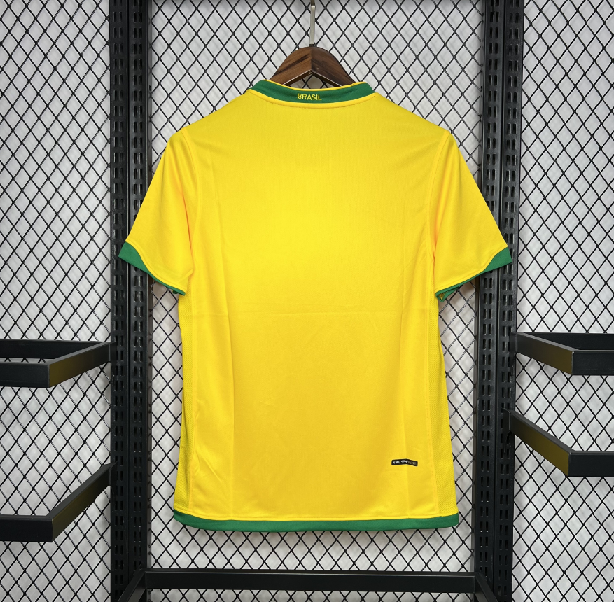2006 Brazil Retro Home Football jersey Fan edition 1:1 China Quality