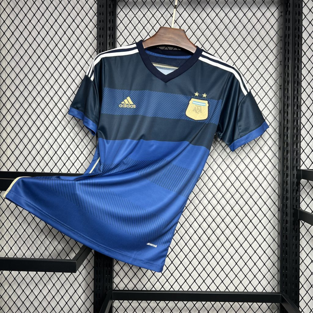 2014 Argentina Retro Away Football jersey Fan edition 1:1  China Quality