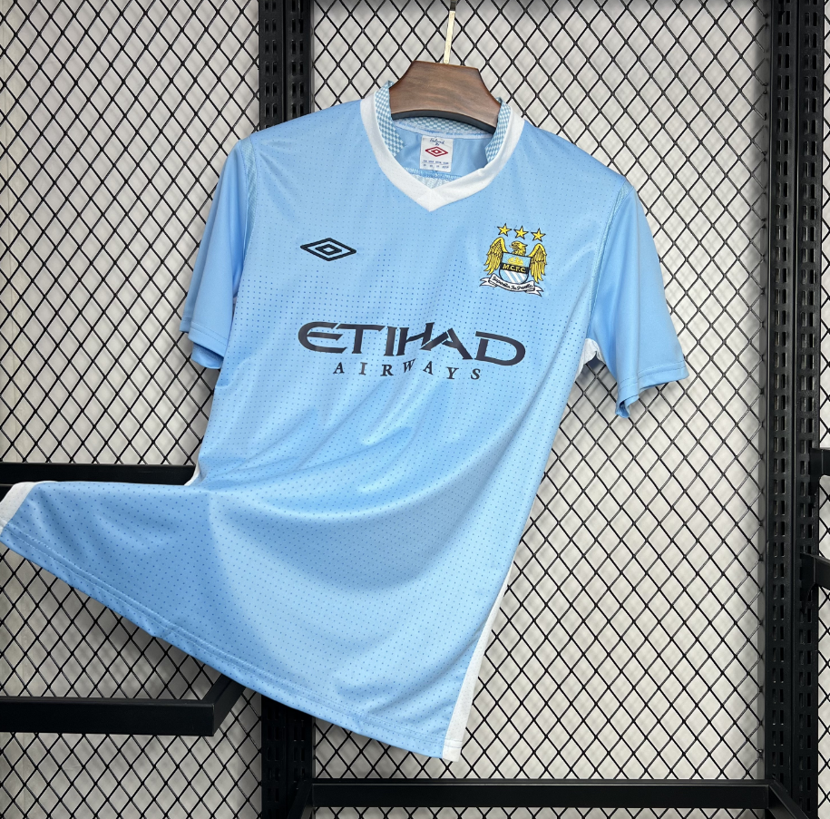 2011-2012 Manchester City Club Retro Home Jersey Football Shirt 1:1 China Quality