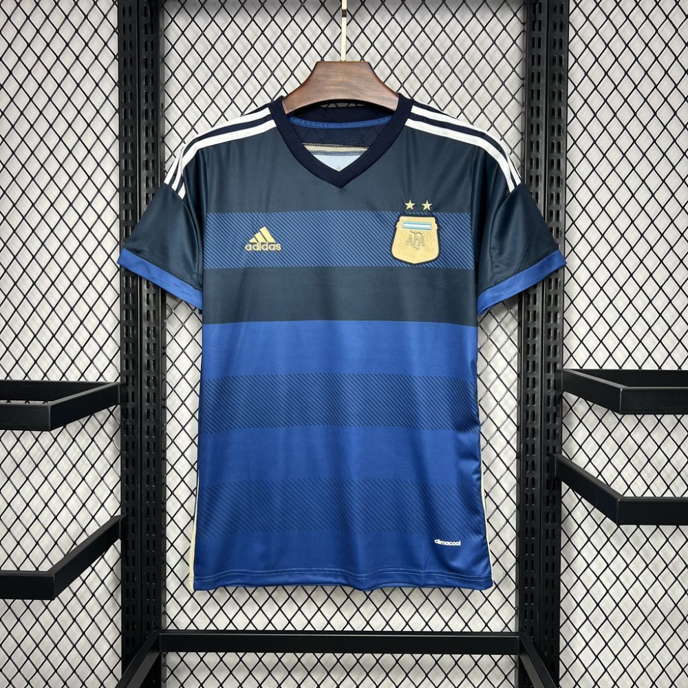 2014 Argentina Retro Away Football jersey Fan edition 1:1  China Quality