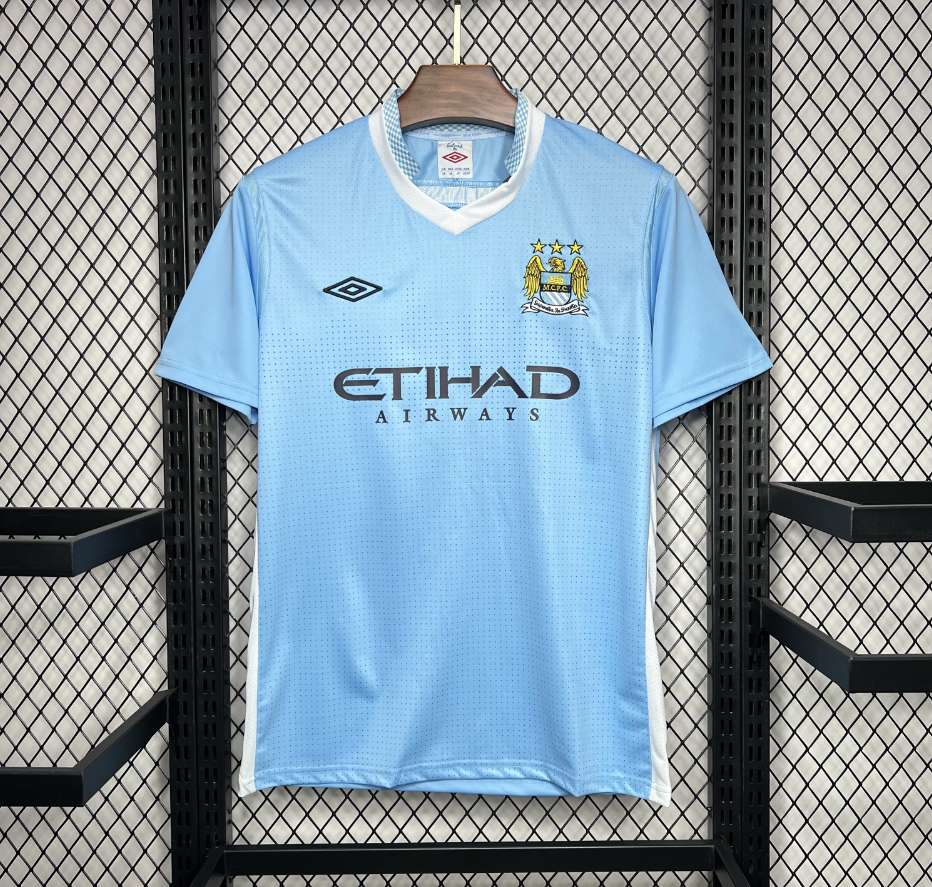 2011-2012 Manchester City Club Retro Home Jersey Football Shirt 1:1 China Quality