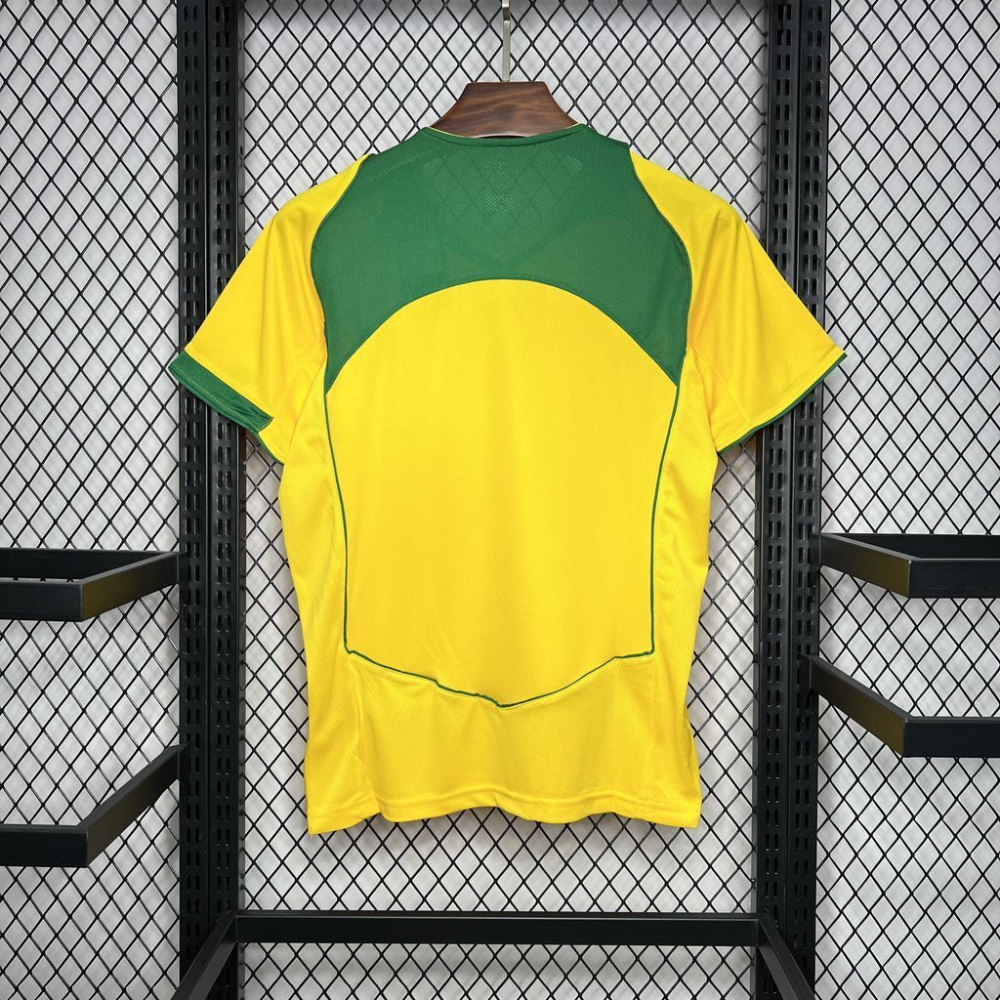 2004 Brazil Retro Home Football jersey Fan edition 1:1 China Quality