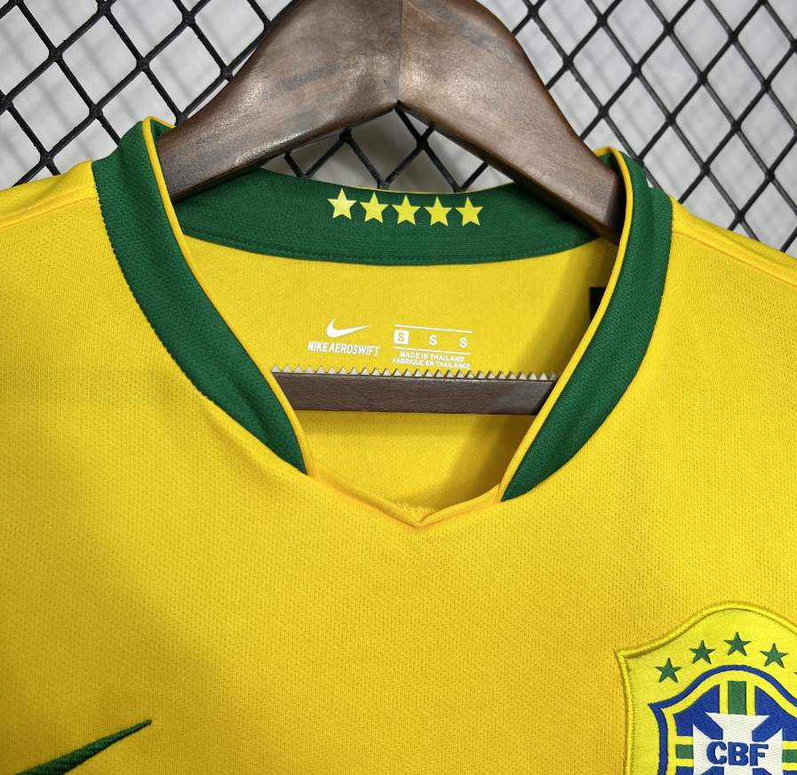 2006 Brazil Retro Home Football jersey Fan edition 1:1 China Quality