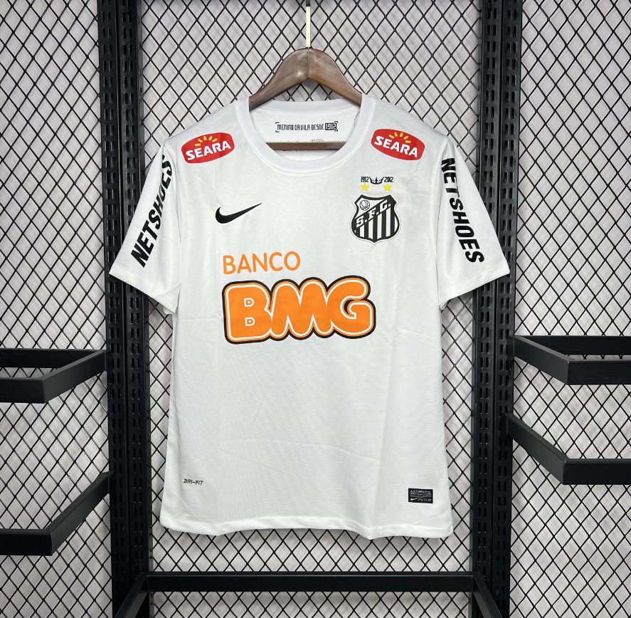 2011-2012 Santos Club Retro Centennial Home Jersey Football Shirt 1:1 China Quality