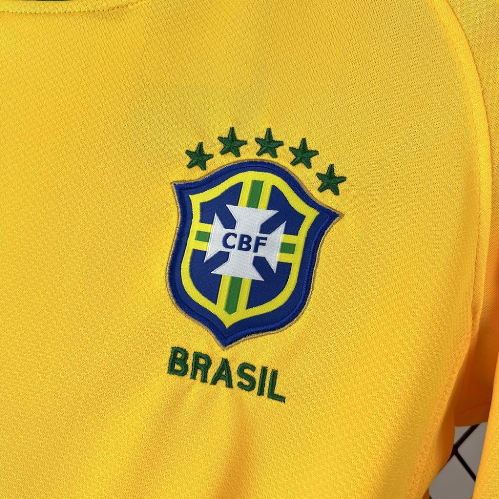 2010 Brazil Retro Home Football jersey Fan edition 1:1 China Quality