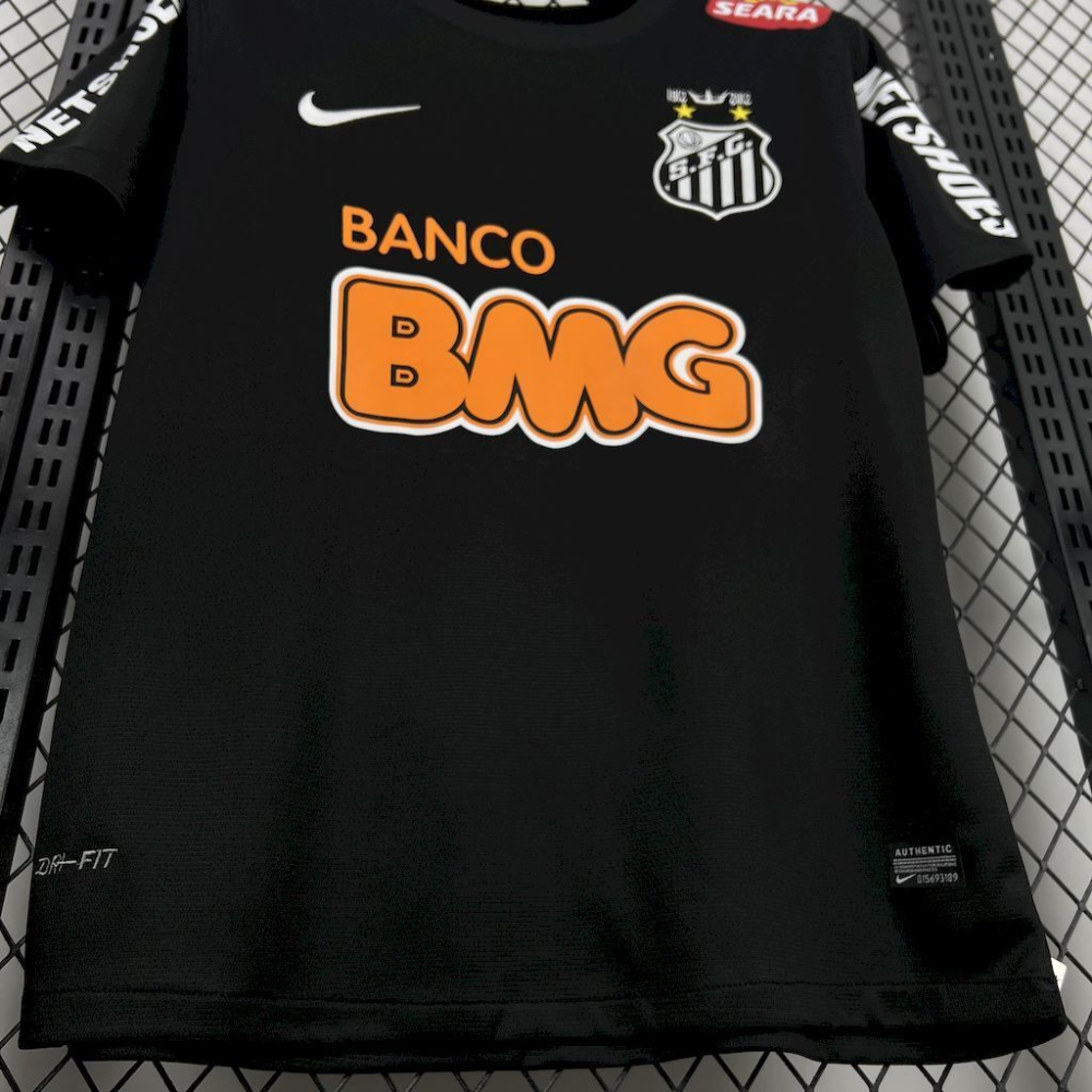 2011-2012 Santos Club Retro Black Jersey Football Shirt 1:1 China Quality