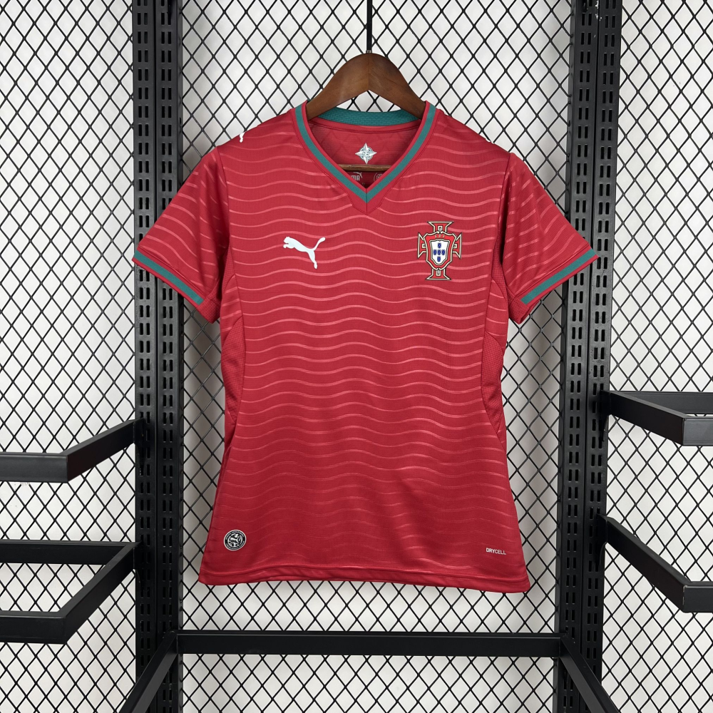 2026 World cup Portugal Home Womens Football Jersey Fan edition1:1 China Quality
