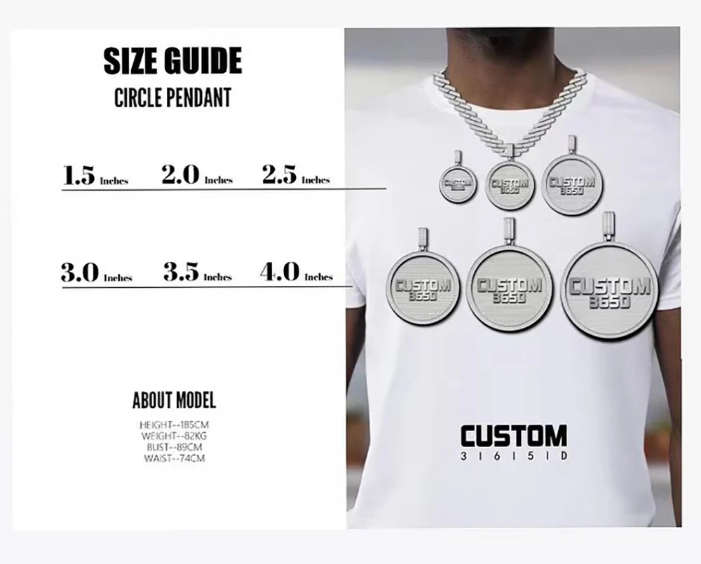 Hip Hop Jewelry Metal Alphabet Label Custom Logo Pendant Iced Out Green Leaf Hook Smooth Letter Pendant Gift For Men Women