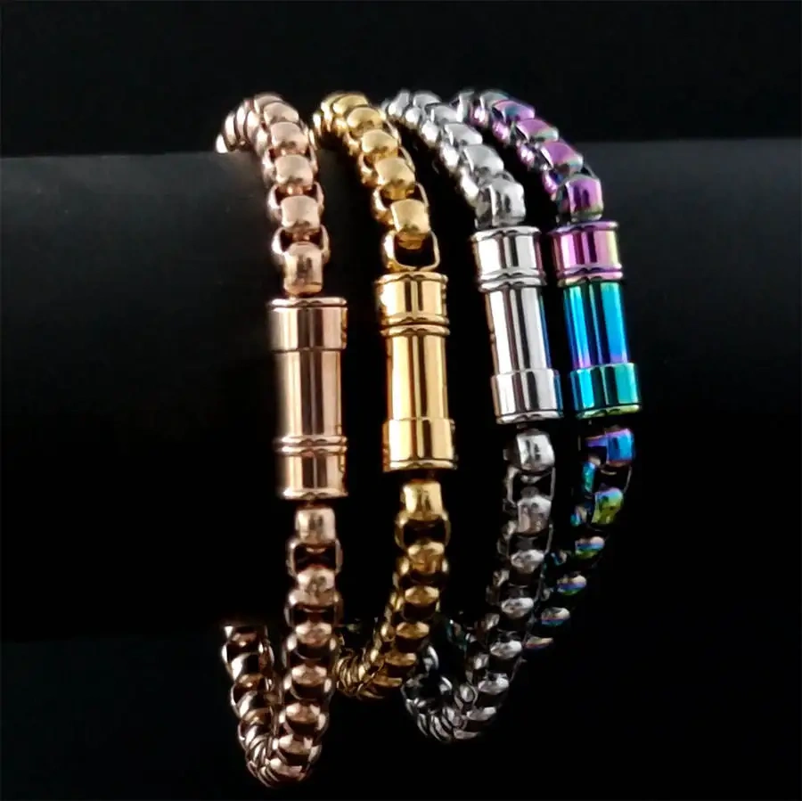 2022 New Design Hip Hop Stainless Steel Fashion Jewelry For Men Chunky Cuban Miami Bracelets