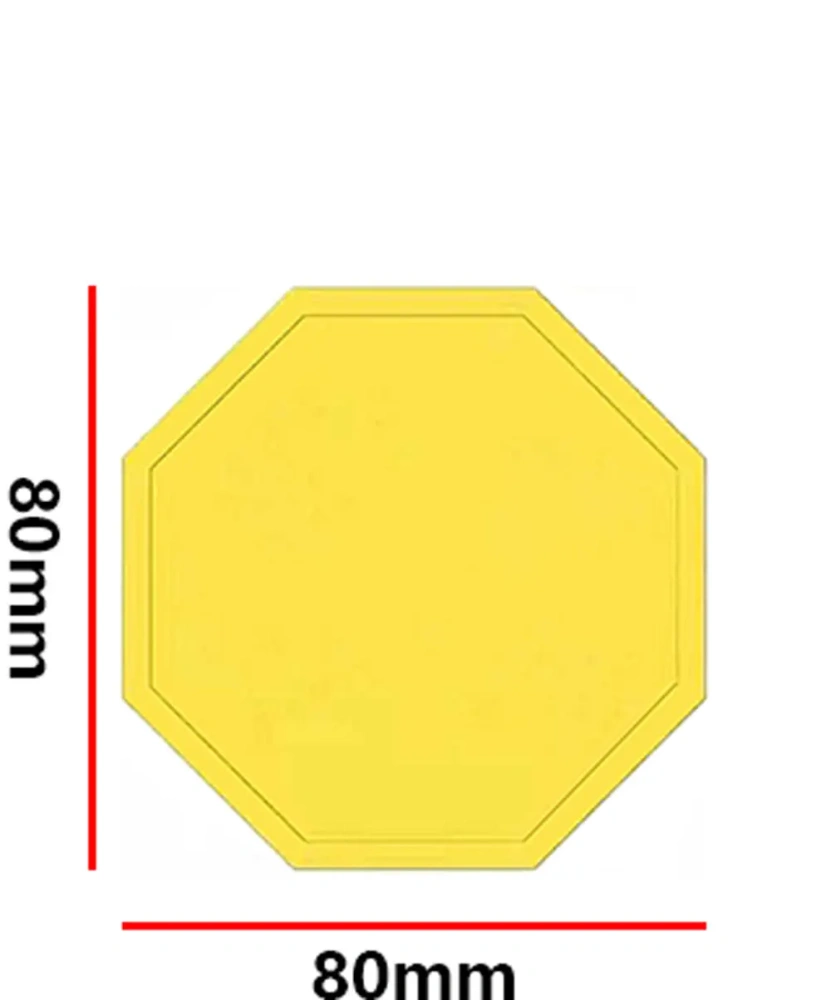 Hip Hop Custom Letter Name Logo Pendant Necklace with Zircon Diamond Polygonal Personality Exaggerated Medal