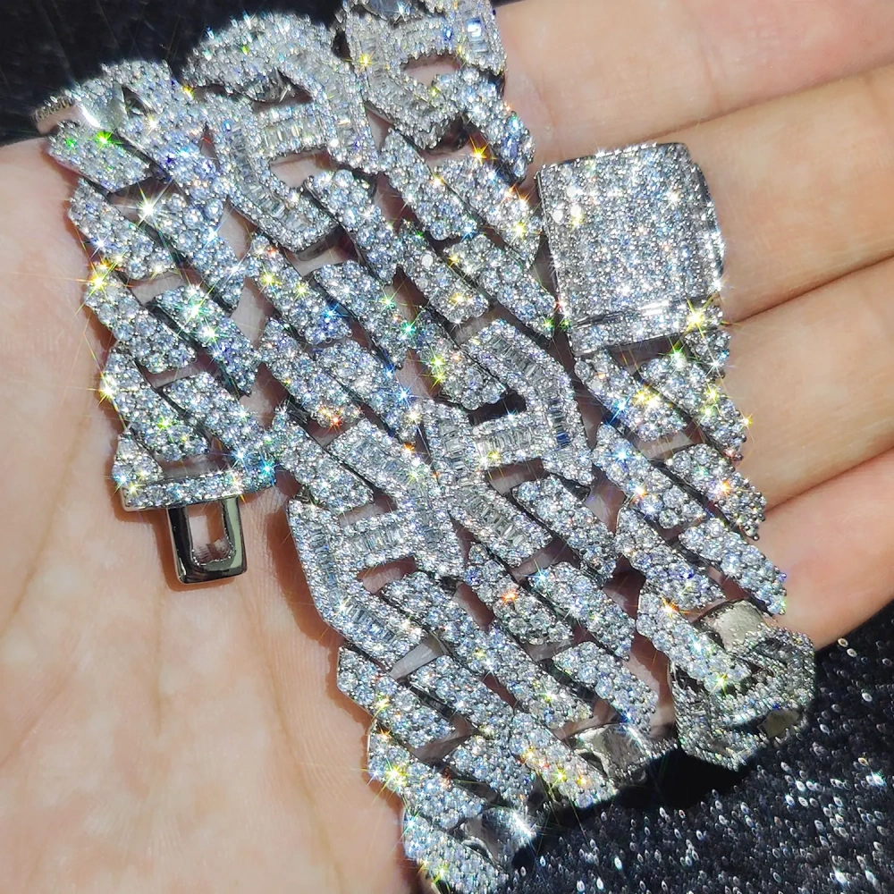 High Quality 15mm Hiphop Iced Out Cuban Link Chain Men Micro Paved Zircon 3:1 Pig Nose For Men Women Drop Shipping ﻿