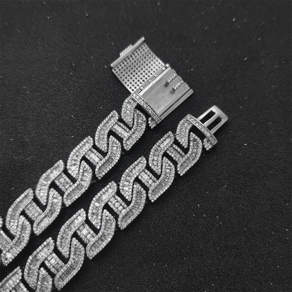 16mm Hip Hop Rapper Rock Cuban Link Chains Necklace Fashion Jewelry Iced Out Pig Nose Chain Drop Shipping Items For Men