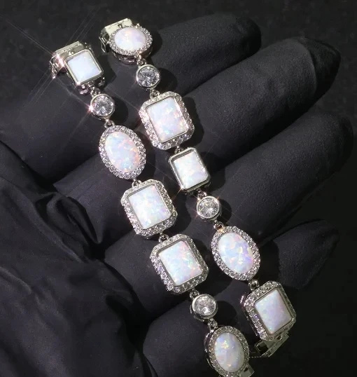 Hip Hop Custom Letter Name Logo Pendant Necklace with Zircon Diamond Polygonal Personality Exaggerated Medal