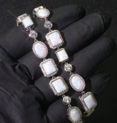 Blue White Zinc Plated