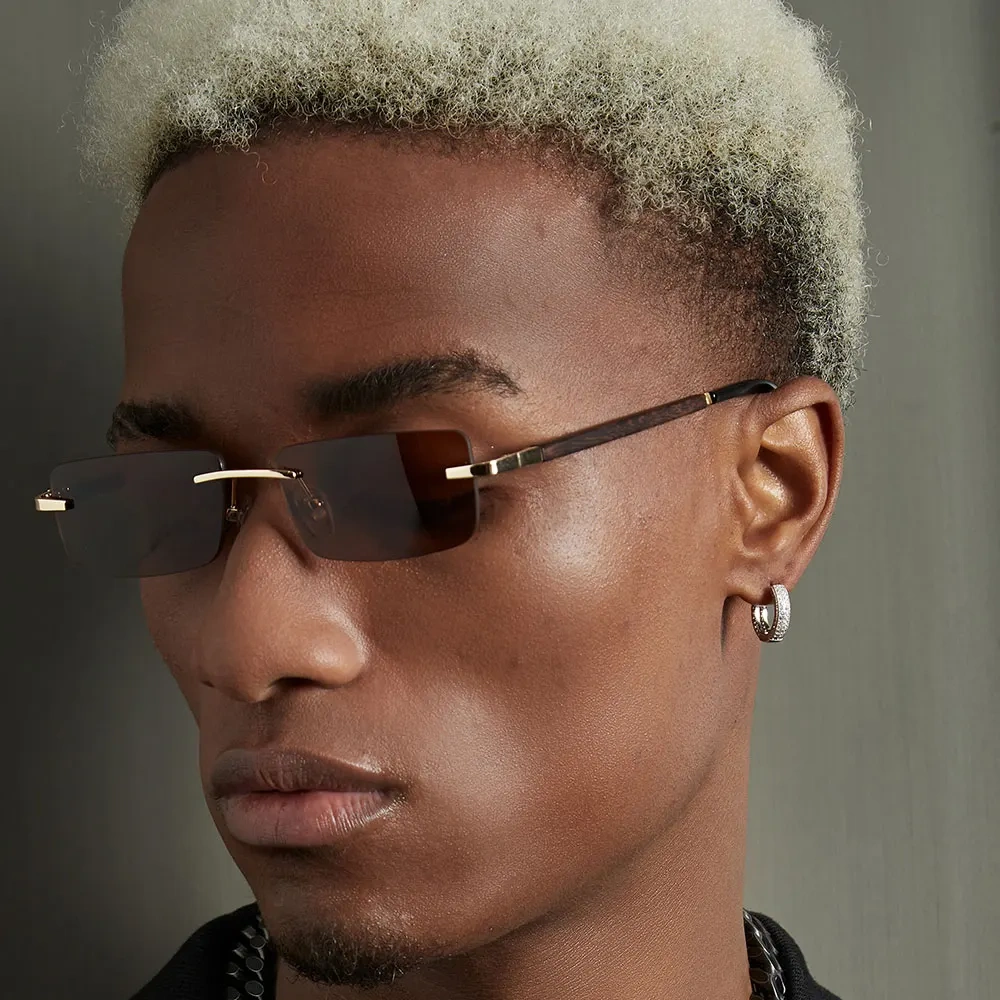 Hip Hop Personalized Iced Out Earrings for Girl Double Cubic Zirconia Hoop For Stud Men Women Rock Jewelry Birthday Gift