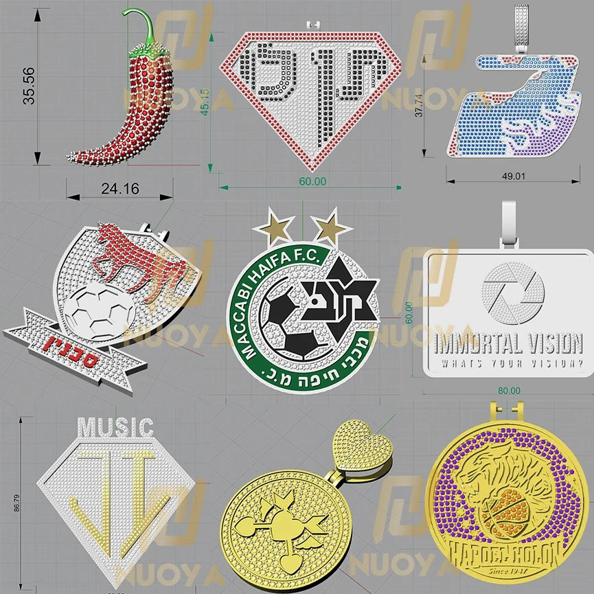 3D Pendant with Custom Design - Unique Personalized Necklace for Men and Women, Multiple Shapes and Symbol, Anniversary Gift