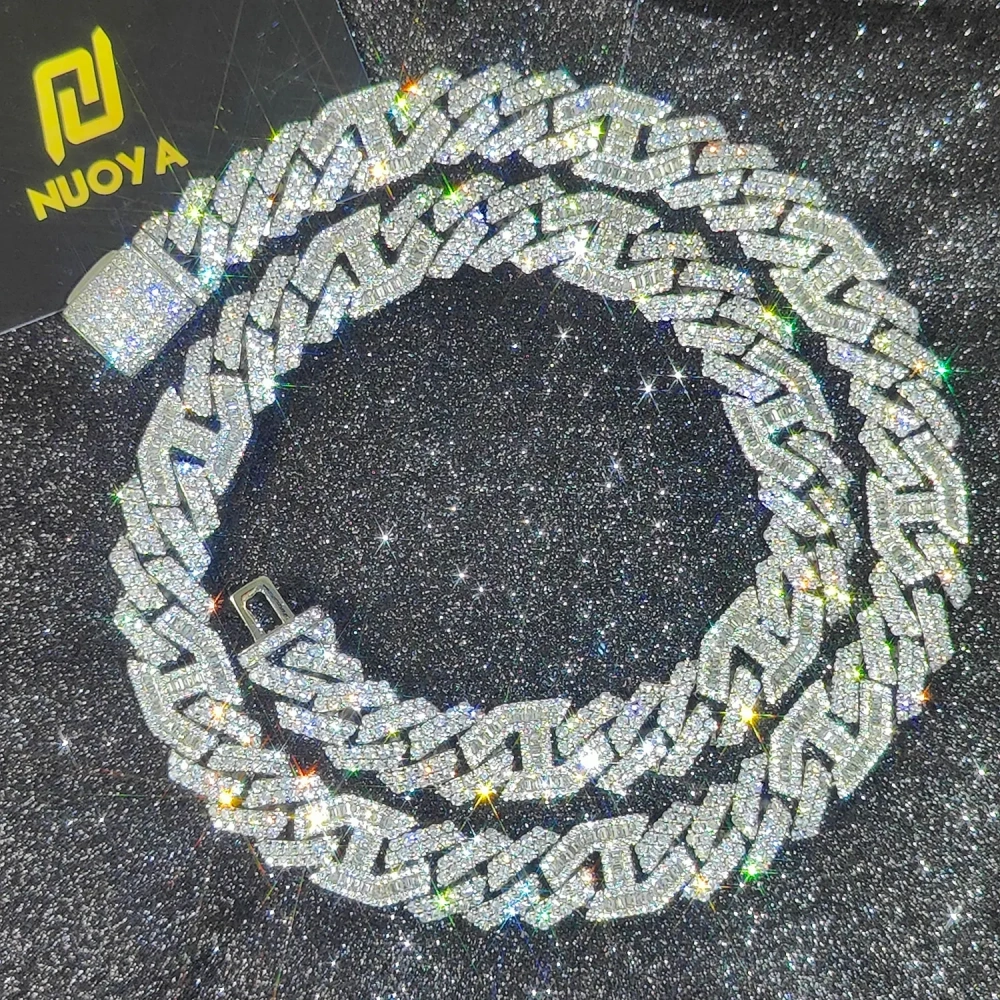 High Quality 15mm Hiphop Iced Out Cuban Link Chain Men Micro Paved Zircon 3:1 Pig Nose For Men Women Drop Shipping ﻿