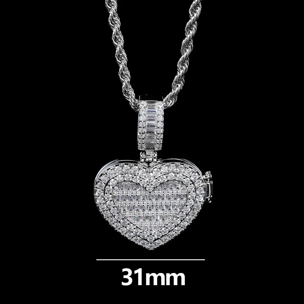 Custom Memory Photo Necklace for Men Jewelry Rotatable Double Side Personalized Medallions Picture Hip Hop Pendant