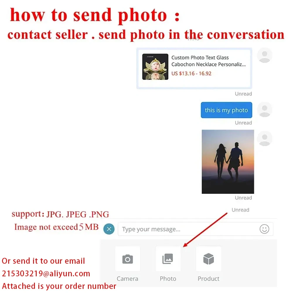 Customized Heart Photo Necklace Men and Women Hip Hop Personalized Wing heart Picture Pendant Iced Charm Free Custom Logo