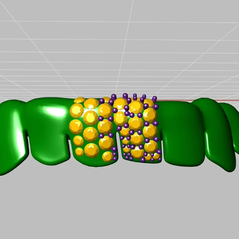 Hip Hop Custom Per Cut Grillz Personalized Big VVS Moissanite Diamond Mens 925 Silver Sterling Deep Cut Grillz Teeth Decoration