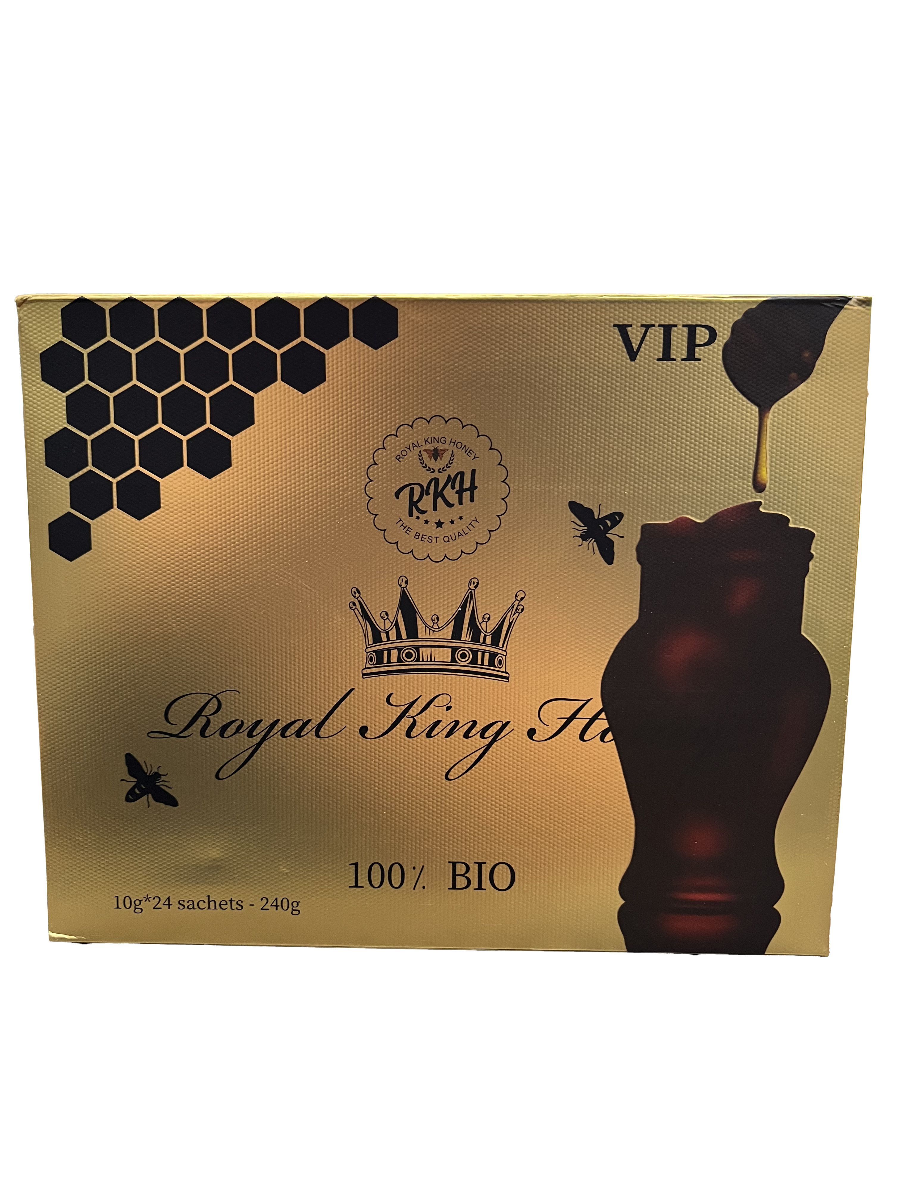 Royal King Honey (100% BIO) - 10g × 24 Sachets