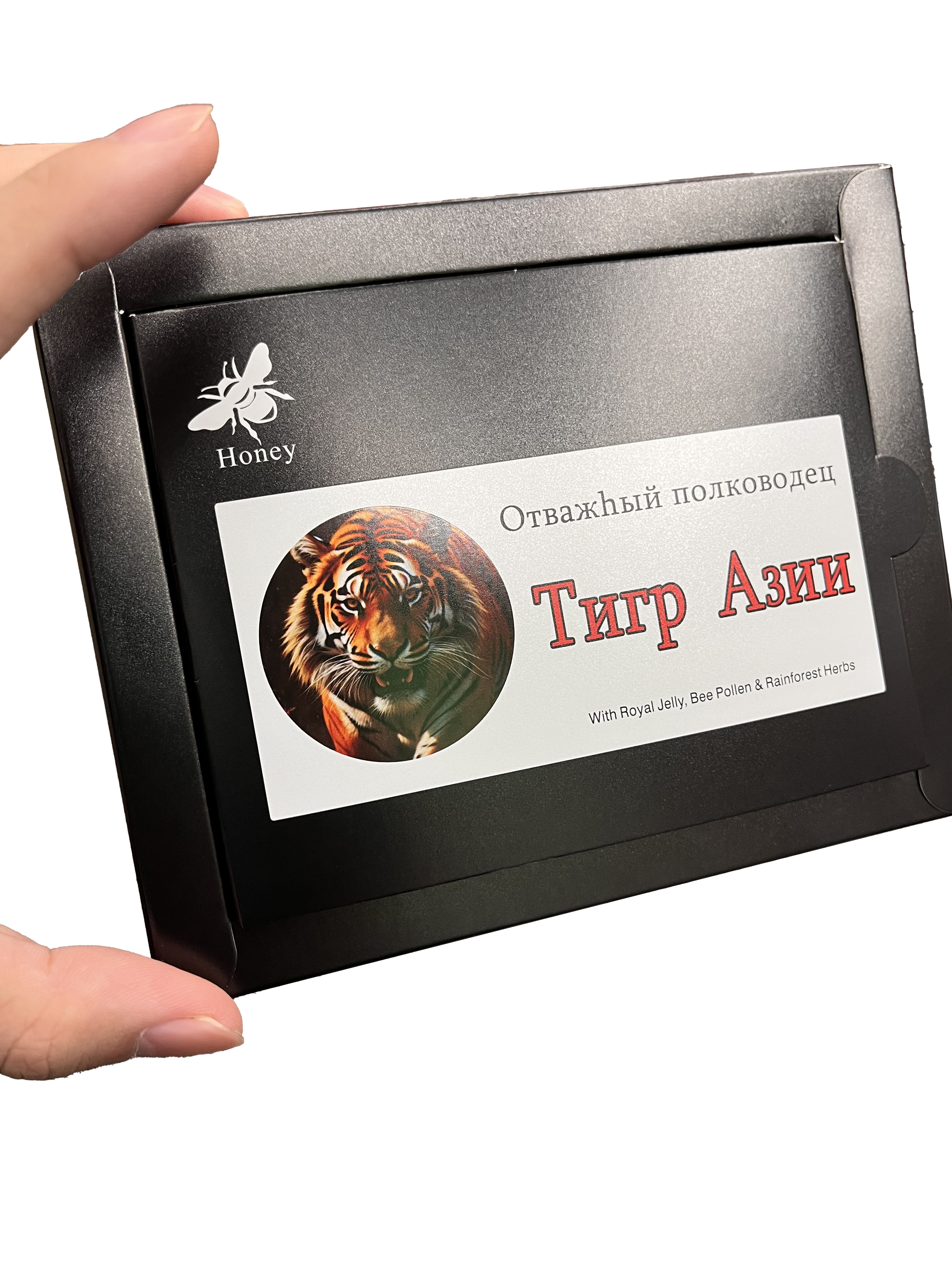Asia Tiger Honey Supplement (with Royal Jelly, Bee Pollen & Herbal Blend) - 20g × 12 Sachets