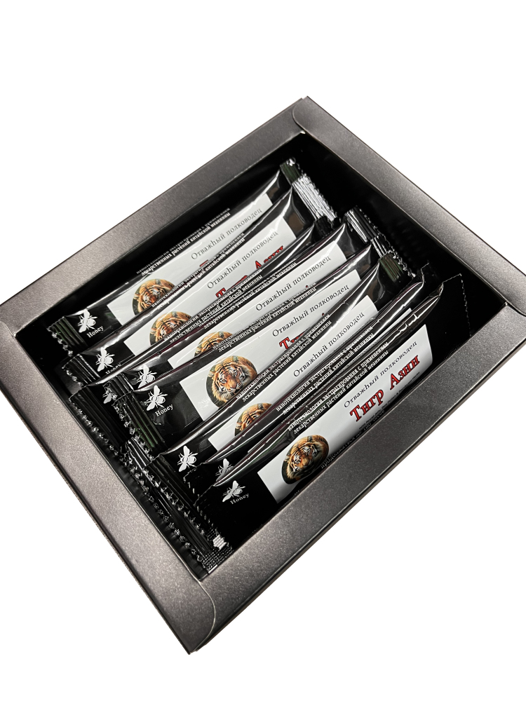 Asia Tiger Honey Supplement (with Royal Jelly, Bee Pollen & Herbal Blend) - 20g × 12 Sachets