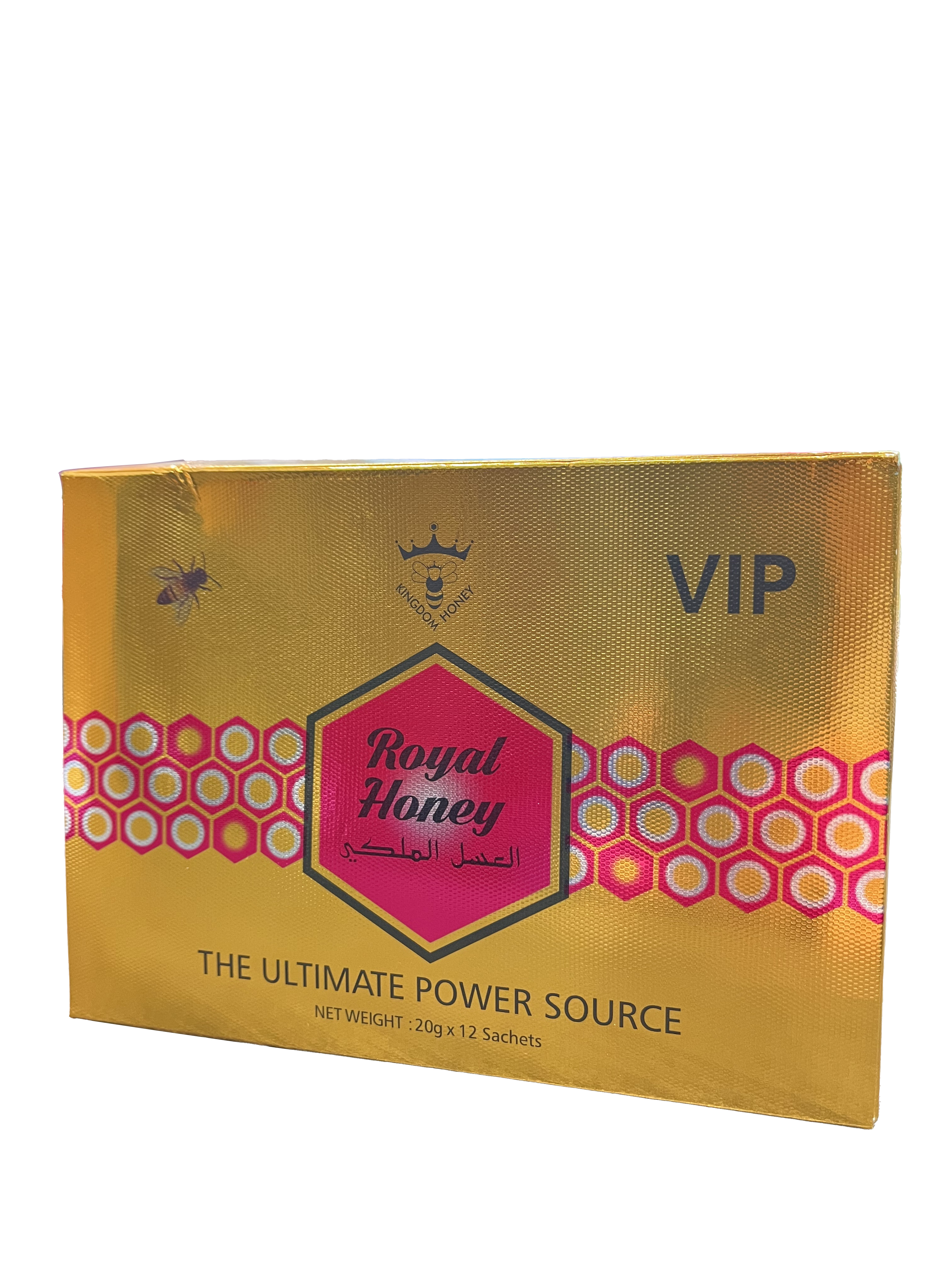 Premium VIP Honey-Based Male Enhancement Supplement - 12 Sachets x 20g