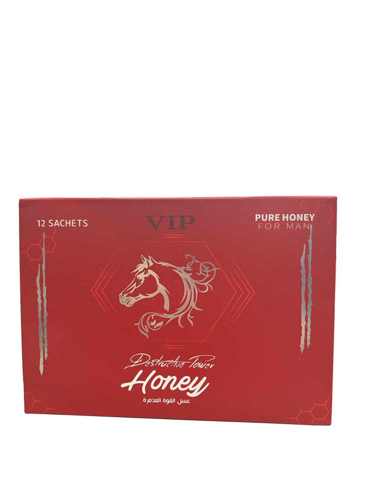 VIP Pure Honey for Men (with Herbal Blend) - 20g × 12 Sachets