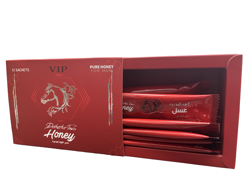 VIP Pure Honey for Men (with Herbal Blend) - 20g × 12 Sachets