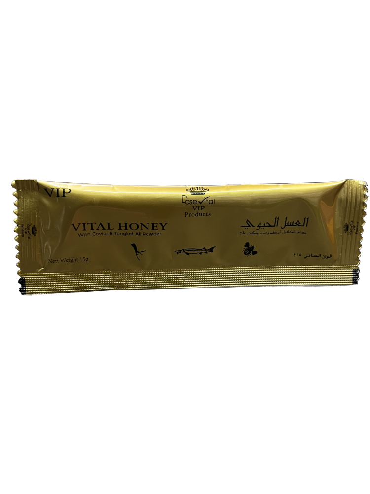 Vital Honey (with Caviar & Tongkat Ali Powder) - 10g × 24 Sachets