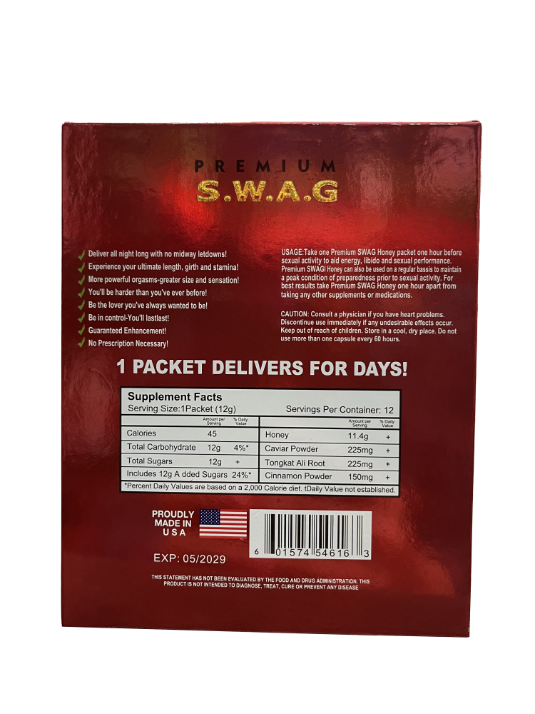 Vital Honey (with Caviar & Tongkat Ali Powder) - 10g × 24 Sachets