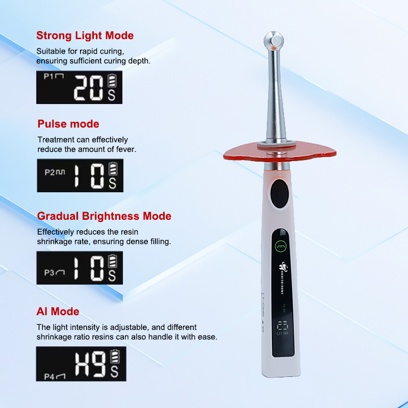 Dental LED Wireless Curing Light Fiber Optic Guide/ Metal Head Teeth Resin Cure Lamp High Light Intensity Dental Curing Lamp,Dental LED Wireless Curing Light Fiber Optic Guide/ Metal Head Teeth Resin Cure Lamp High Light Intensity Dental Curing Lamp