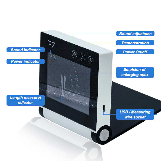 Dental Instrument P7 Foldable Dental Endo Apex Locator LCD Screen Root Canal Length Measurement Endodontic Equipment Dentistry,Dental Instrument P7 Foldable Dental Endo Apex Locator LCD Screen Root Canal Length Measurement Endodontic Equipment Dentistry