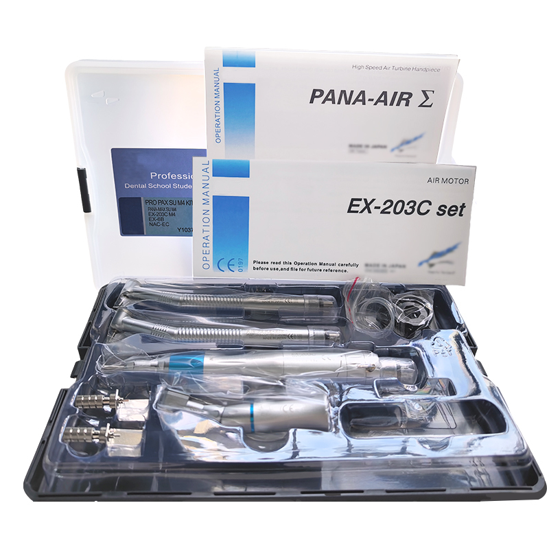 NSK Dental Quarter Spray High and Low High Speed Handpiece Kit Ex-203c Handpiece Set,Dental Quarter Spray High and Low High Speed Handpiece Kit Ex-203c Handpiece Set