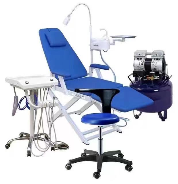 Wholesale Price Medical Dental Chair Fully Foldable Mobile Dental Unit With Portable Turbine Portable Dental Chair,Wholesale Price Medical Dental Chair Fully Foldable Mobile Dental Unit With Portable Turbine Portable Dental Chair