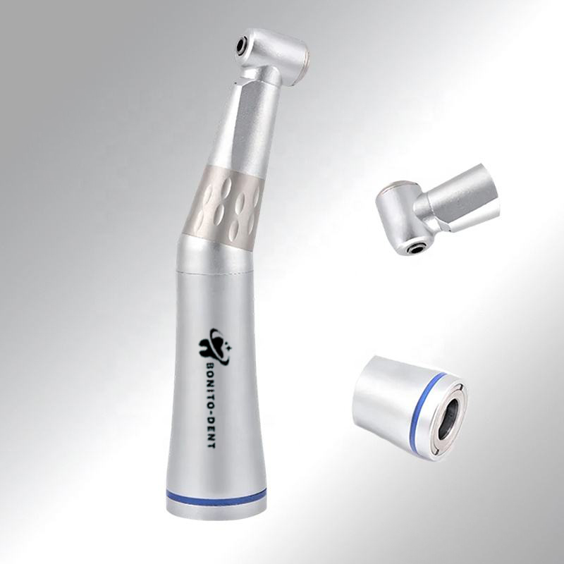 Dental 1:1 Low Speed Handpiece Push Button Contra Angle Air Turbine Drill Internal Water Spray Blue Ring Handpiece,Dental 1:1 Low Speed Handpiece Push Button Contra Angle Air Turbine Drill Internal Water Spray Blue Ring Handpiece