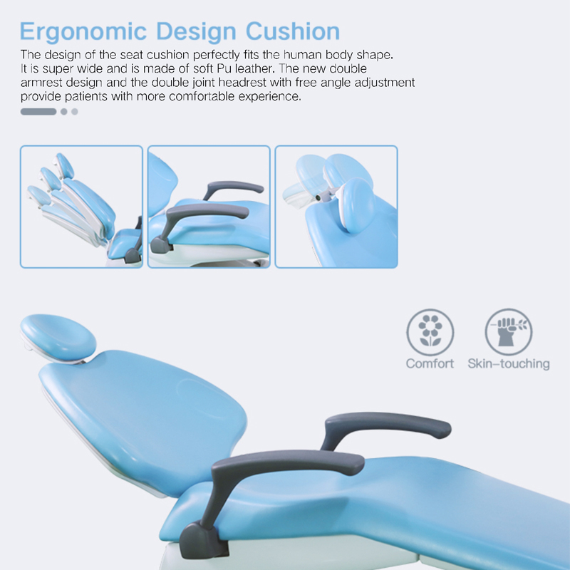 Dental Medical Equipments Ergonomic Dental Chair Full Set Comfortable Electric Dental Chair Unit With LED Sensor Oral Lamp,Dental Medical Equipments Ergonomic Dental Chair Full Set Comfortable Electric Dental Chair Unit With LED Sensor Oral Lamp