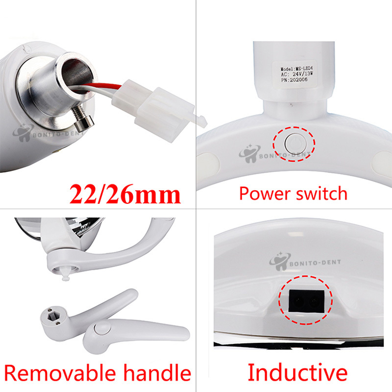 9 LED Bulbs Dental Unit Sensor Lamp Shadeless Implant Surgery Lamp Dental Chair Oral Light,9 LED Bulbs Dental Unit Sensor Lamp Shadeless Implant Surgery Lamp Dental Chair Oral Light