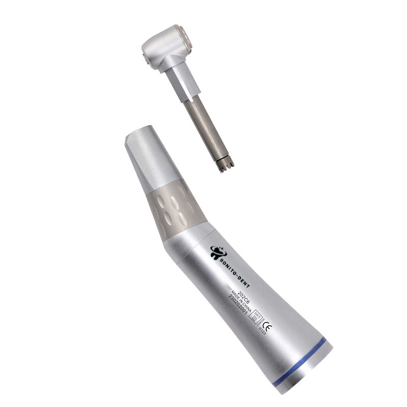 Dental 1:1 Low Speed Handpiece Push Button Contra Angle Air Turbine Drill Internal Water Spray Blue Ring Handpiece,Dental 1:1 Low Speed Handpiece Push Button Contra Angle Air Turbine Drill Internal Water Spray Blue Ring Handpiece