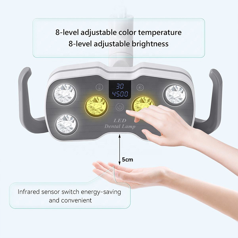 8-Level Adjustable Brightness 6 Bulbs Dental LED Lighting 9w Dental Chair Unit Lamp for Dental Operation,8-Level Adjustable Brightness 6 Bulbs Dental LED Lighting 9w Dental Chair Unit Lamp for Dental Operation