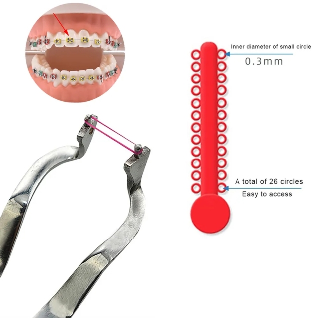 40-Piece Dental Consumables Pack Manual Power Plastic Ligation Ring Resin Rubber for Optimal Oral Care Colorful Teeth Optimal,40-Piece Dental Consumables Pack Manual Power Plastic Ligation Ring Resin Rubber for Optimal Oral Care Colorful Teeth Optimal