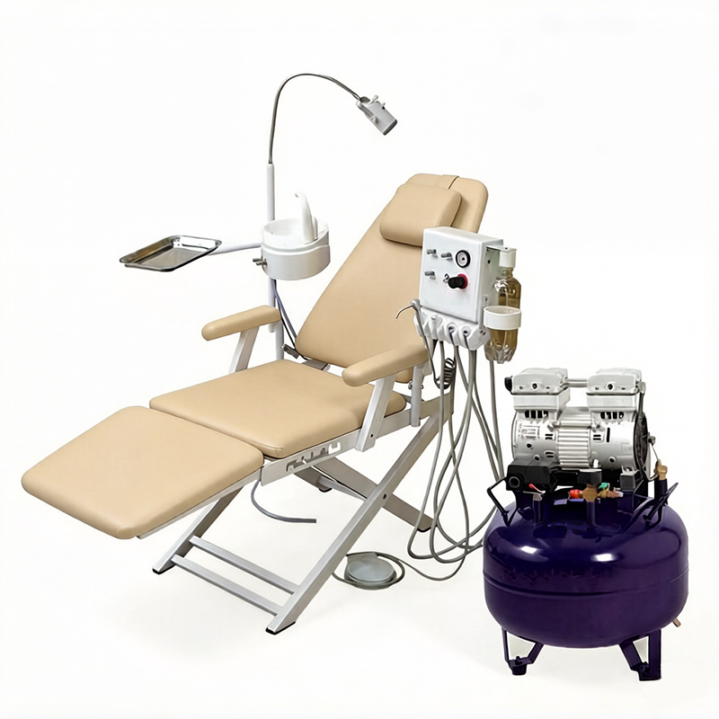 Dental Portable Chair Unit Mobile Folding Chair with Led Light Work with Portable Turbine Unit,Dental Portable Chair Unit Mobile Folding Chair with Led Light Work with Portable Turbine Unit