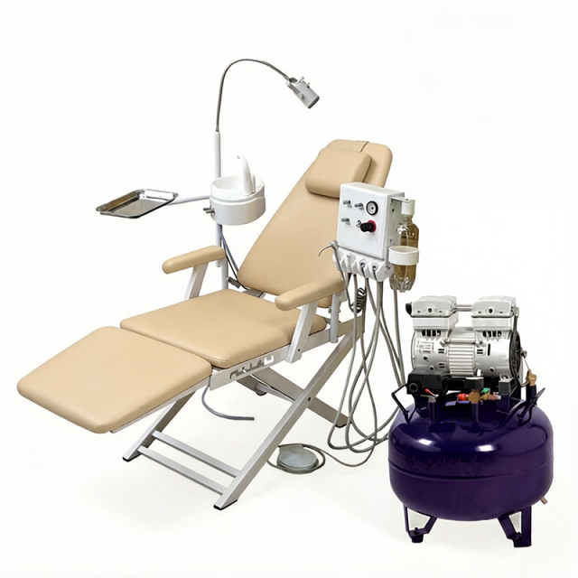 Dental Portable Chair Unit Mobile Folding Chair with Led Light Work with Portable Turbine Unit,Dental Portable Chair Unit Mobile Folding Chair with Led Light Work with Portable Turbine Unit