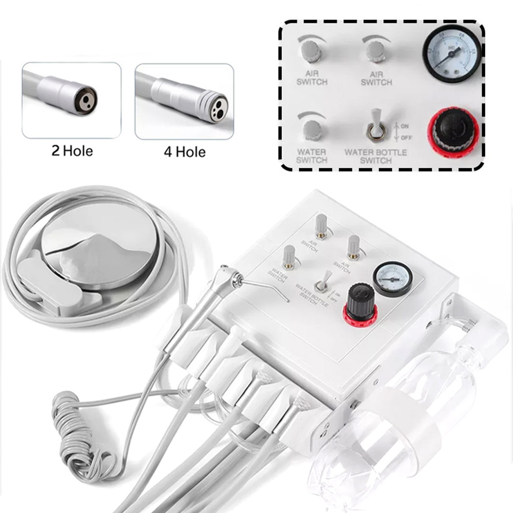 Dental Portable Turbine Unit Work With Air Compressor 3 Way Syringe 2/4 Holes Teeth Whitening Equipment,Dental Portable Turbine Unit Work With Air Compressor 3 Way Syringe 2/4 Holes Teeth Whitening Equipment