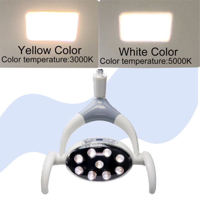 9 LED Bulbs Dental Unit Sensor Lamp Shadeless Implant Surgery Lamp Dental Chair Oral Light,9 LED Bulbs Dental Unit Sensor Lamp Shadeless Implant Surgery Lamp Dental Chair Oral Light